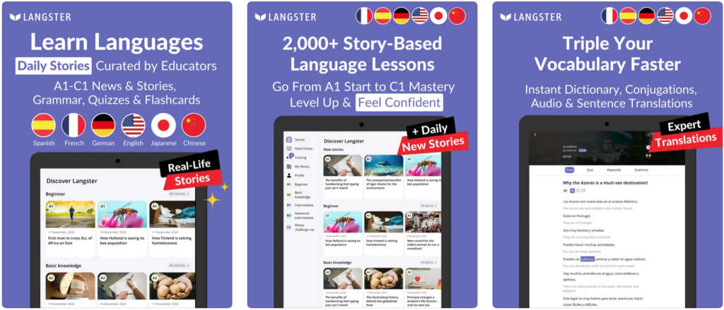 Langster: Language Learning