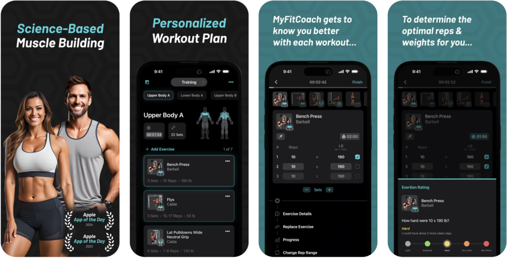 MyFitCoach Gym Workout Planner